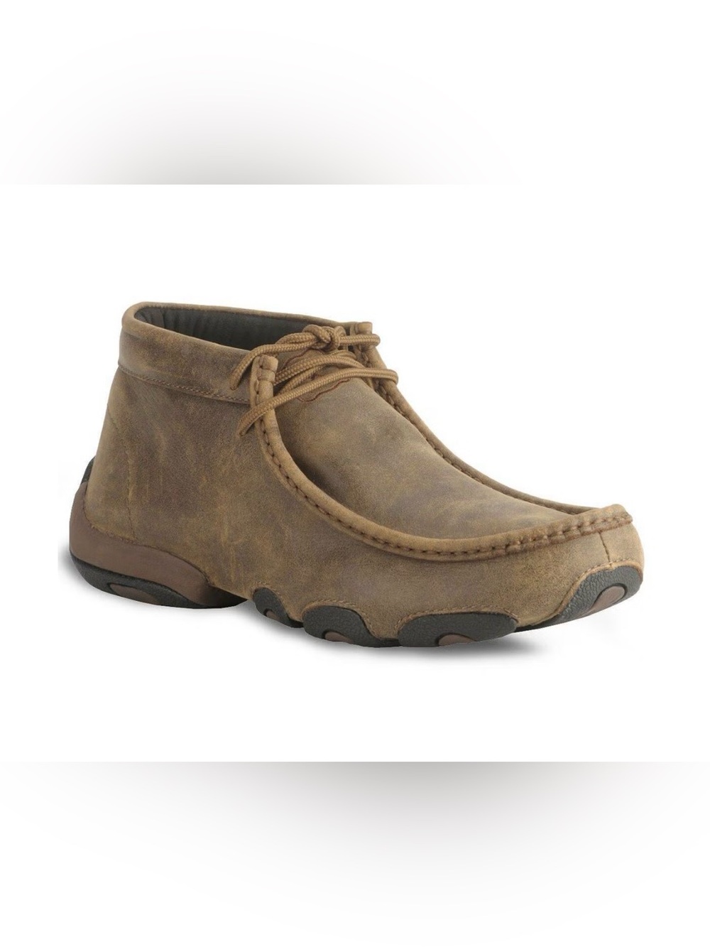 Twisted X Men's Casual Suede Lace-Up Boots in Tan